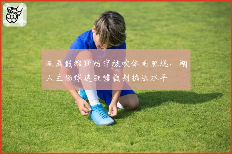 浓眉戴维斯防守被吹体毛犯规,湖人主场球迷狂嘘裁判执法水平